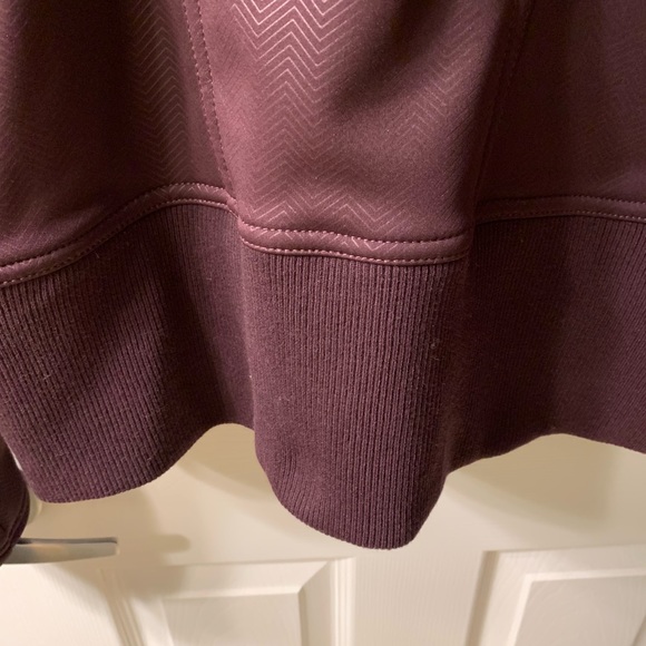 Deep purple chevron winter bomber jacket by Zella - Picture 7 of 7